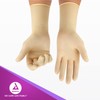 Dynarex Sterile Disposable Latex Surgical Gloves, Powder-Free, Sterilely Packaged in