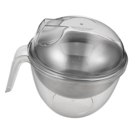 STOBAZA Ergonomic Handle Salad Bowl Metal Strainer Serve Drain Preserve Kitchen Storage