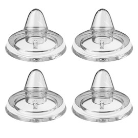 Sippy Spout Nipples for Dr. Brown's Wide-Neck Bottles & Sippy Spout Bottles,Leak-Proof Replacement Silicone Bottle Spouts Nipple BPA-Free, 6m+, 4 Count