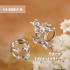 Aimimier Bohemian Sparkling Crystal Star Rings Set Wrap Open Joint