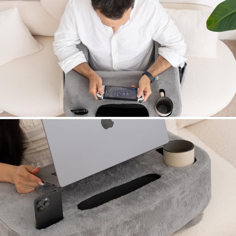 Reading Pillow for Gaming – Extra Large Lap Desk &