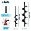 ERYTLLY Bulb Planter, Auger Spiral, Garden Planter Tool,Hole Digger for