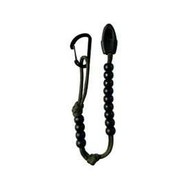 Camo Pace Count Beads - Military & Army Ranger Navigation Beads for Hiking & Distance Tracking | 550 'Survival Cord', Carabiner Clip, Emergency Whistles (Olive Green (OG))