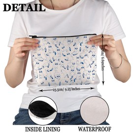 PYOUL Raccoon Lover Gift Raccoon Design Makeup Bag Raccoon Owner Cosmetic Bag Raccoon Merch (Raccoon Design Bag)