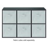 Whitmor 6 Cube Organizer, Espresso
