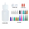 Xmasir Multi-Purpose Precision Applicator JAC Bottle for Henna Set 2pcs.1oz