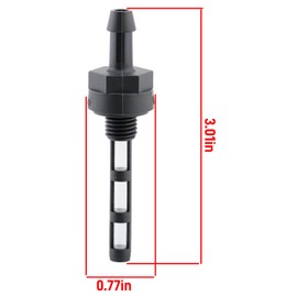 951-10651 Gas Fuel Tank Nipple Replacement for Craftsman Troy Bilt MTD 208cc 357cc Snowblower Thrower Tiller, with F7TC Spark Plug(2PCS)
