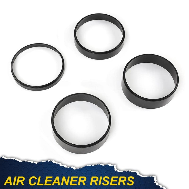 PIT66 4Pcs Air Cleaner Spacer Plastic Compatible with Edelbrock Holley