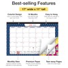 Global Printed Products Desk Calendar 2024: Monthly Pages - 22"x17"