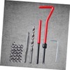Gatuida 30pcs Metric Thread Repair Kit Helicoil Thread Restorer Full