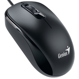 Genius DX-110 mouse, optical, 1000 dpi, wired, USB, black 31010116100