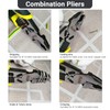 4-in-1 Pro Lineman Plier Tools -9” Combination Pliers with Wire