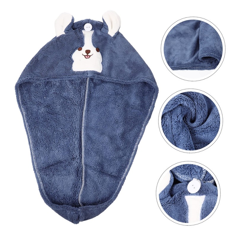 BIUDECO Microfibre Hair Turban Wrap Drying Towel Hair Drying Towel