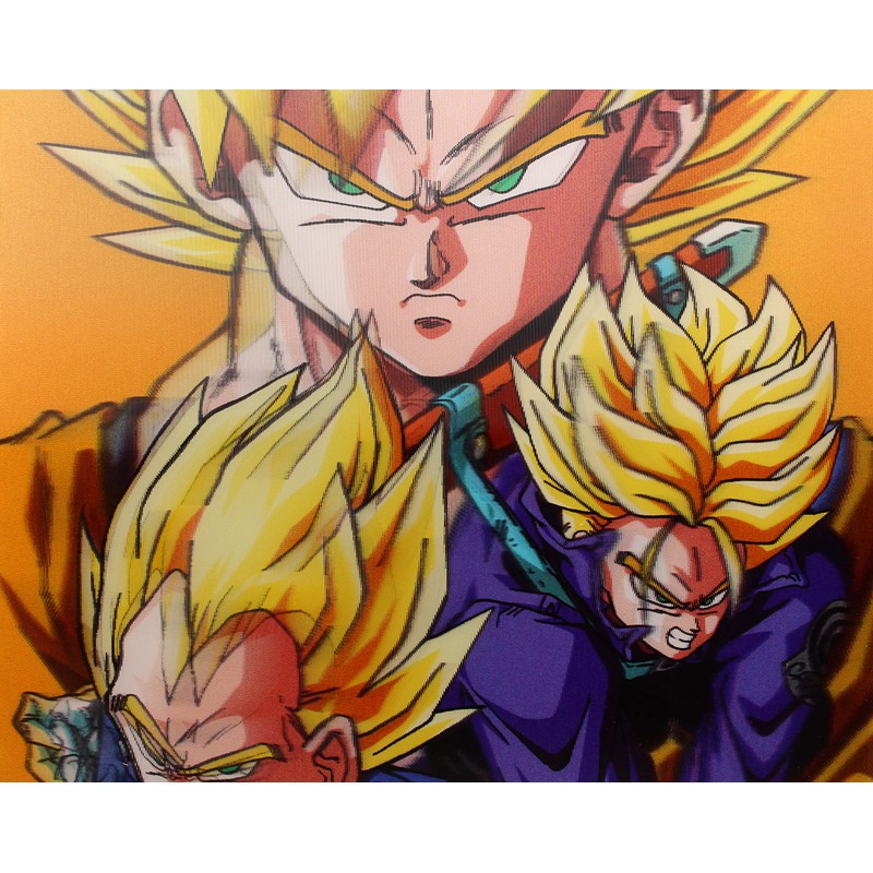 Redstring 3D Dragon Ball Z Saiyans Notebook, Multi-Coloured (RS531135)