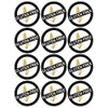 Gluten Free Sticker,1.5 inch 300pcs White Black Gluten Free Stickers