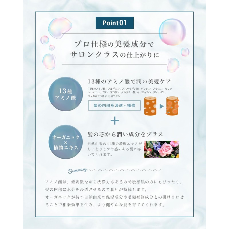 H & Ash and Shampoo Treatment, Beauty Salon Exclusive Amino