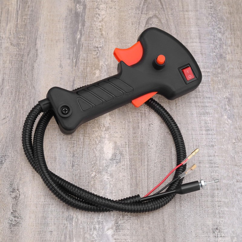 YINETTECH 2Pcs Strimmer Handle Switch Cable Brushcutter Throttle Trigger Cable