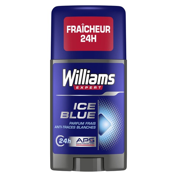 Williams Ice Blue Simplicity Deodorant Stick for Men 75 ml Pack of 2 x 75 ml