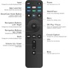 XRT260 Universal Remote Control for VIZIO Smart TVs, Compatible with