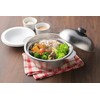 Yoshikawa YJ3698 Easy Steaming Plate, Smart (7.1 - 7.9 inches
