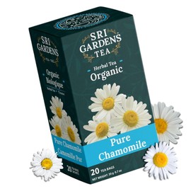 Sri Gardens Tea Pure Chamomile Tea Bags, 20 count