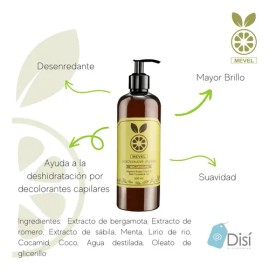 Mevel Acondicionador Orgánico Bergamota y Romero 500 ml                                                                                               