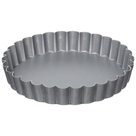 Tiger Crown 5171 Tart Shape, Gray, 4.6 x 4.6 x 0.7 inches (118 x 118 x 18 mm), Al- Sepato Tart 120, Aluminum, 2 Coats of Fluorine, Bottom Removal