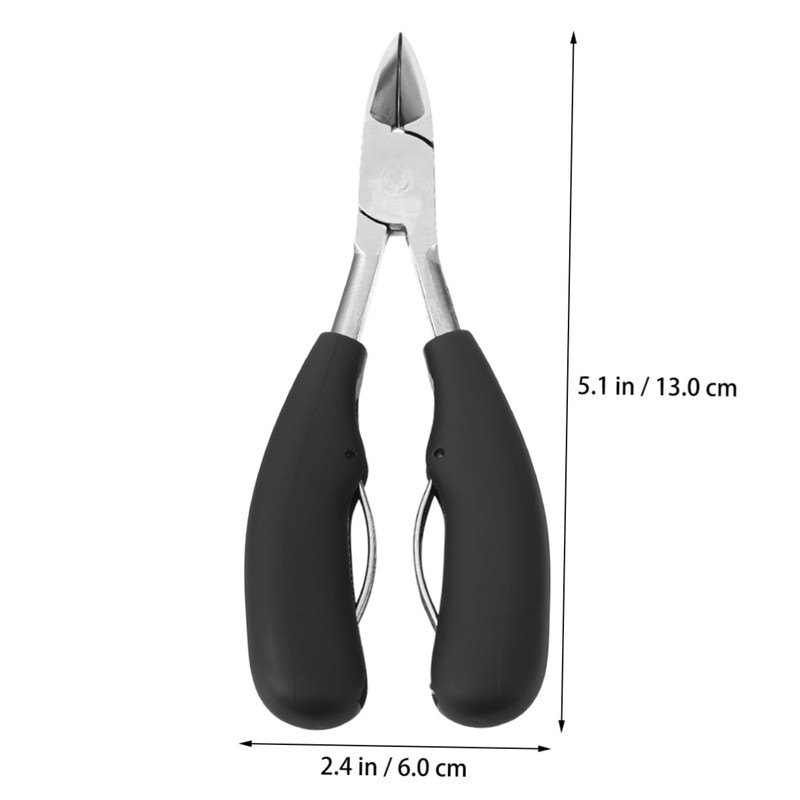 FRCOLOR 1pc Toenail Nipper Ergonomic Thick Toe Nail Clippers Precision
