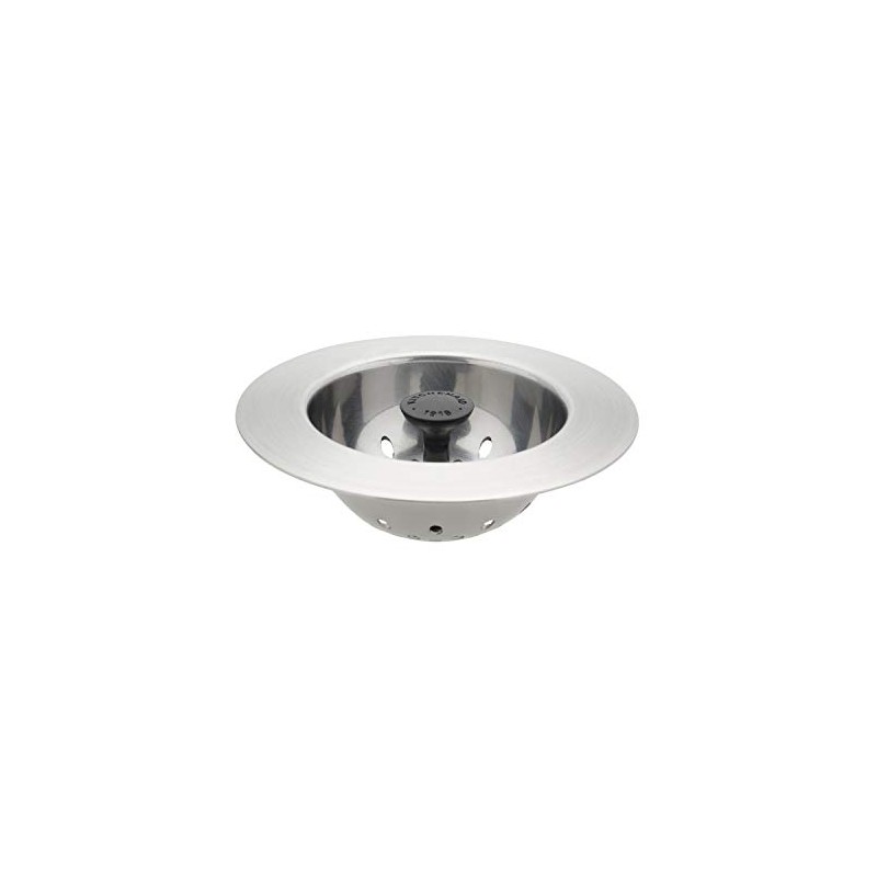 KitchenAid Stainless Steel Sink Strainer, Black