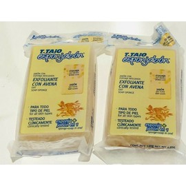T.TAiO Esponjabon OAT 2X Sponge Soap CON AVENA Jabon Con Esponja 2 en 1