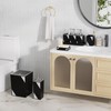 Black Bathroom Accessories Set - Luxurious Bathroom Accessory Decor