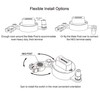 MOTOFLEX Battery Disconnect Switch 12V-48V Top Post Battery Quick Disconnect,