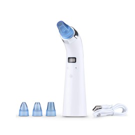 Blackhead Remover Vacuum Pore/Acne Cleaner Comedo Suction, LED display, USB rechargable