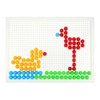 Lena 35623 Mosaic Plug-In Game Set, Mosaic with 100 Coloured