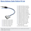 JAYUBIEN - Cable adaptador de antena de radio de coche