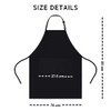 Auronna Pack Of 2 Kitchen Aprons (White, 2 Pack)