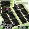 Lash Clusters Kit Natural Cat Eye D Curl Lash Clusters