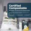 Matter Compostable 13 Gallon Tall Kitchen Trash Bags with Drawstring,
