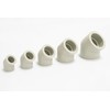 AERZETIX - C66870 - Set of 5 Elbow Fittings 45°