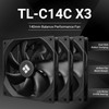 Thermalright TL-C14C X3 CPU Case Fan 140mm, PWM Fan Silent