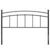 Modway Modway Abigail Queen Metal Headboard in Black
