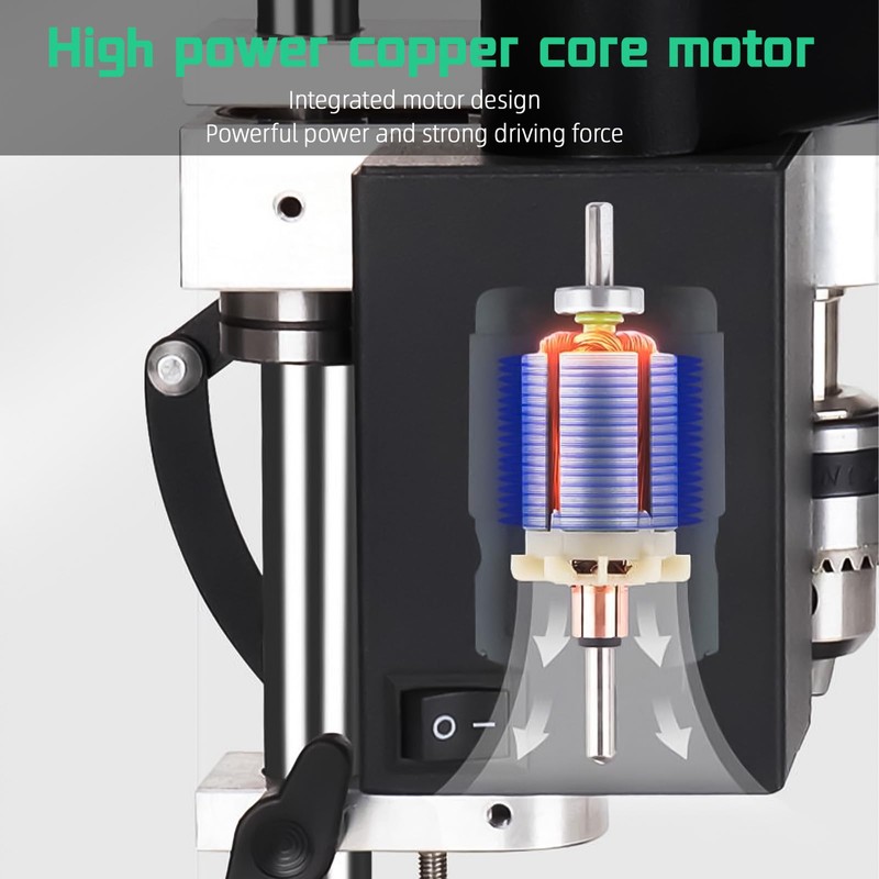 Vanttokeey Benchtop Drill Press Mini Micro Bench Drilling Machine 0.6-6mm
