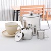 Olympia Concorde Tea Pot Stainless Steel 48Oz 1 35L Infuser