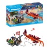 Playmobil Pirate Battle Set With Giant Crab And Accessories For