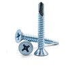 Hippo Hardware (6.3mm X 25mm) Self Drilling Countersunk Tek Zinc