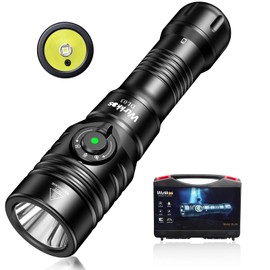 Wurkkos DL03 Dive Light, 2800 Lumens Scuba Diving Light, 1000M Green Beam and White Combo with Power Indicator, Type-C Rechargeable, IPX8 Waterproof for Night Dive Training Instructor Cave Exploration