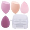 YIBOOOM Makeup Sponge Puff with Case 4-Piece Multi-functional Makeup Sponge