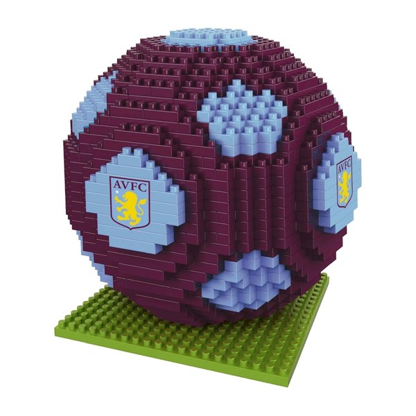 Aston Villa FC 3D BRXLZ Soccer Ball Building Set
