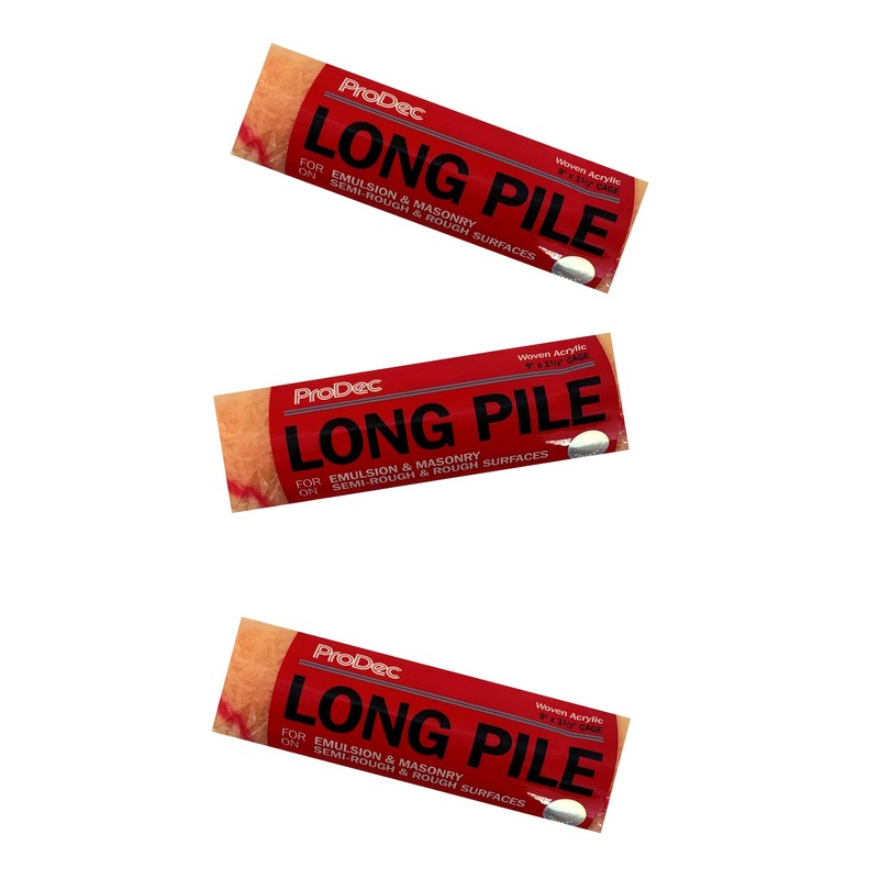 ProDec 9" x 1.5" Inch Long Pile Masonry Roller Sleeves