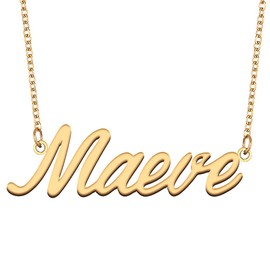 GR35Z9 Maeve Name Necklace Gift for Her His Friend Fans Birthday Wedding Christmas Party